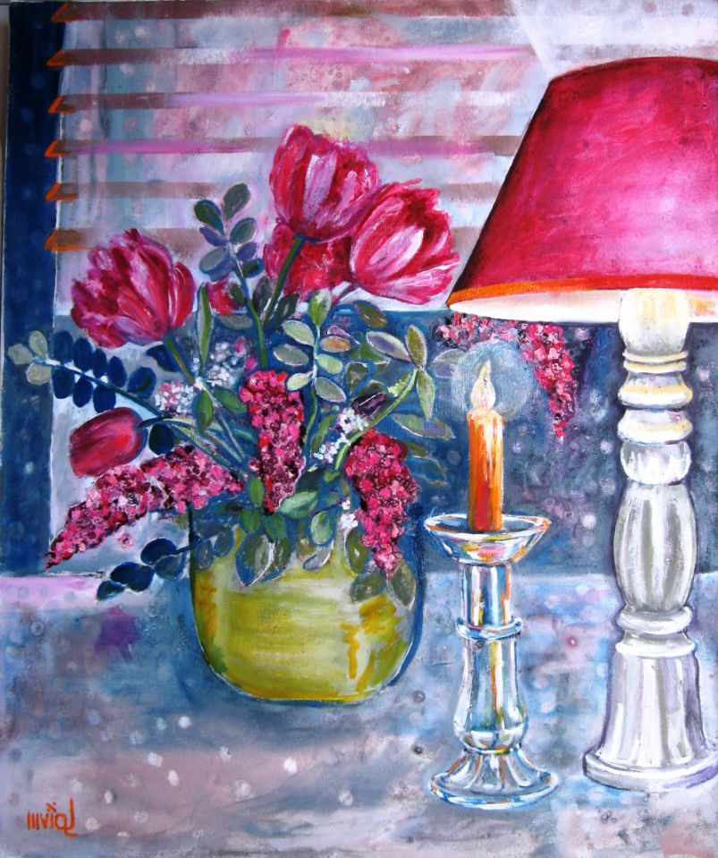 Nature morte à  la bougie