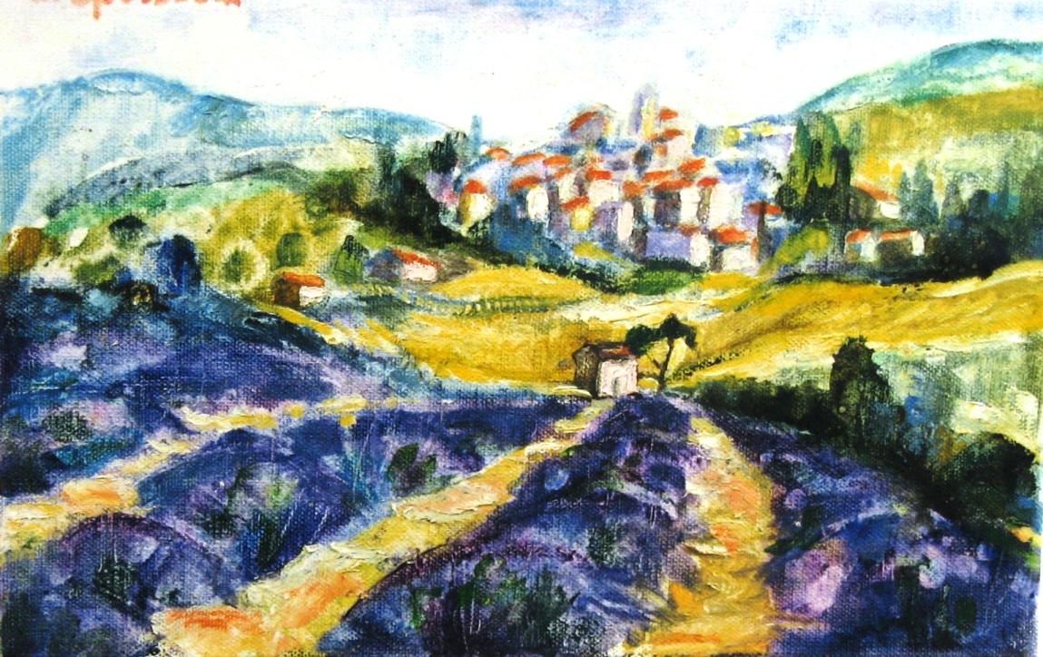 Le village aux lavandes